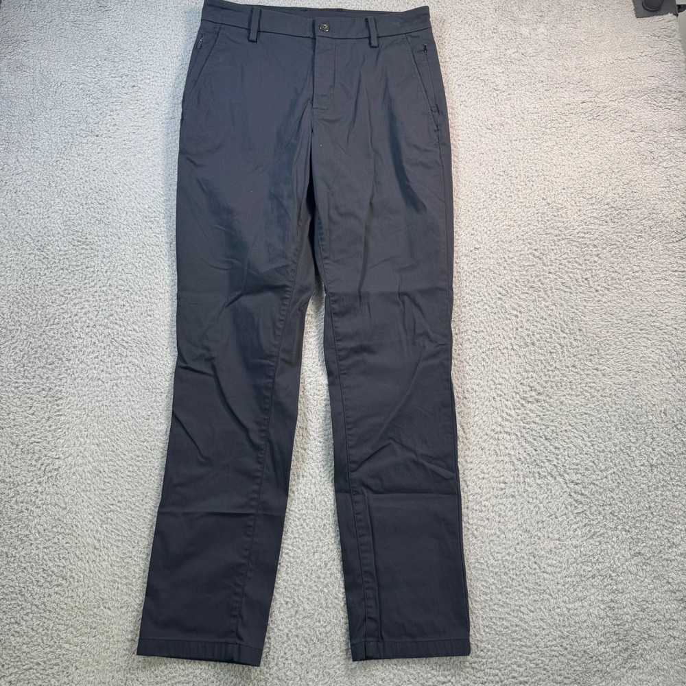 Birddogs Men Navy Blue Lined Performance Chino Pants 30x30 Stretch Slim Straight